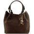 TL KeyLuck - Woven printed leather shopping bag